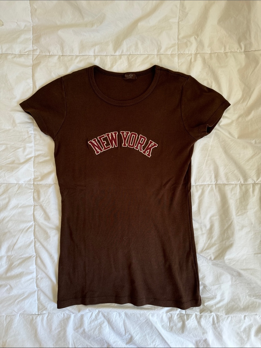 Brandy Melville Brown New York Top